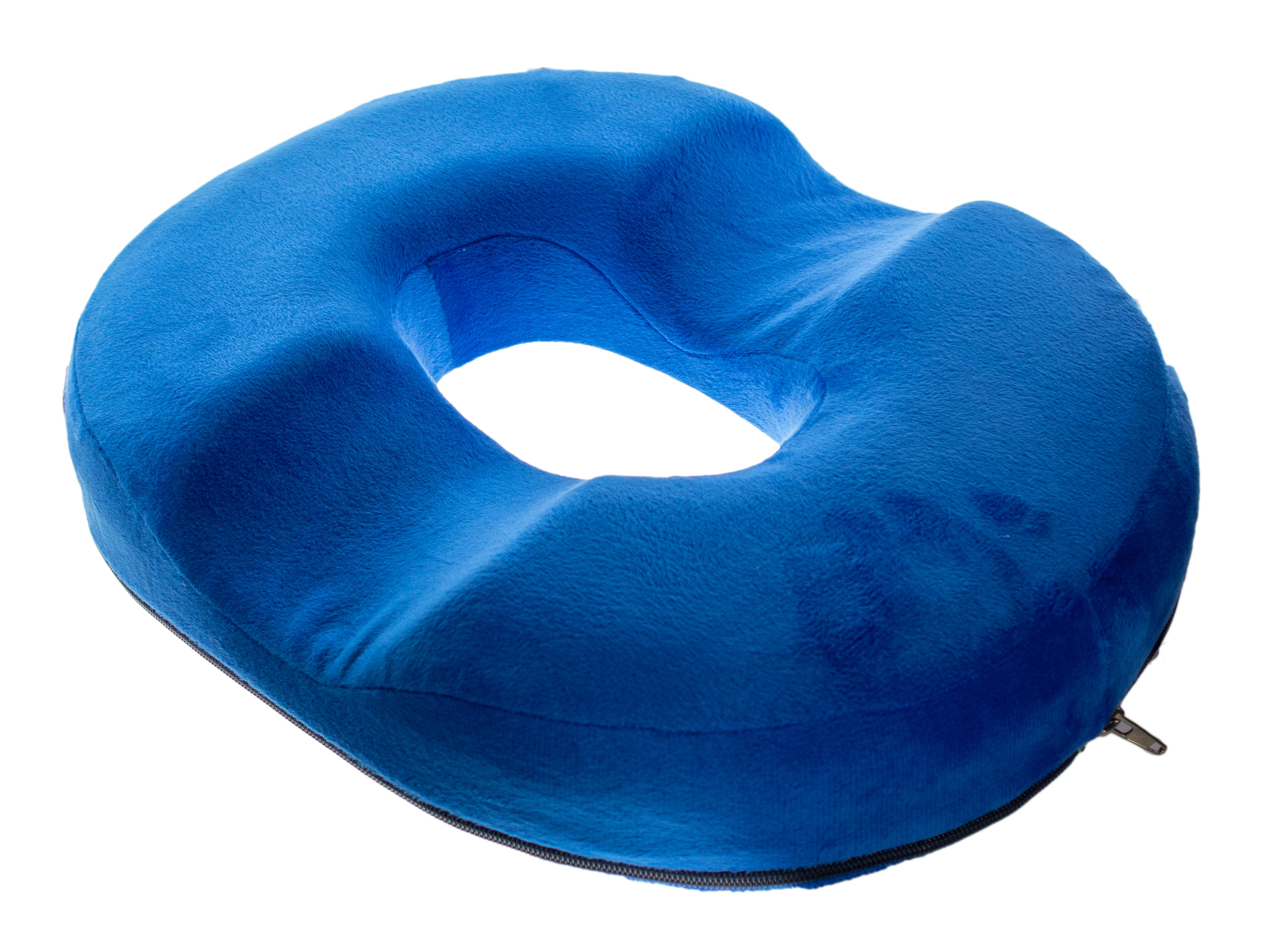 Orthopedic Donut Seat Cushion Memory Foam Cushion – Tailbone \u0026 Coccyx Memory Foam Pillow - Pain Relief \u0026 Relieves Tailbone Pressure - Dark Blue
